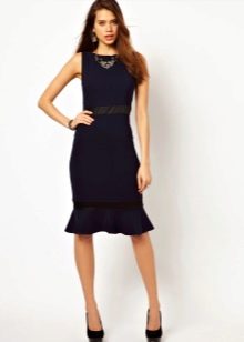 Flared dress with a skirt