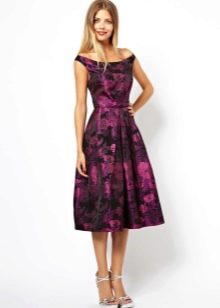 Flared midi dresses