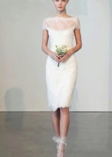 Shoes with lace for a wedding dress case
