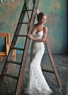 Knitted wedding dress of Anna Radaeva