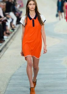 Jersey dress in a sporty style