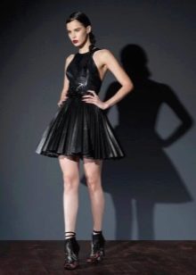 Lush short leather dress