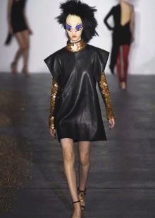 Leather dress-bag
