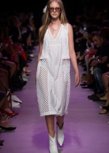 White sports summer dress