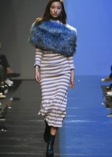 Knitted autumn dress