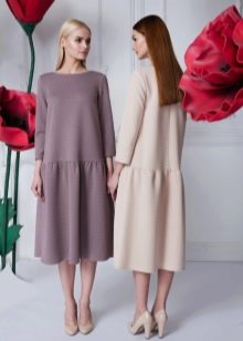 Autumn dress for office loose