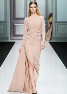 Asymmetrical autumn dress