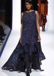 Free asymmetrical autumn dress
