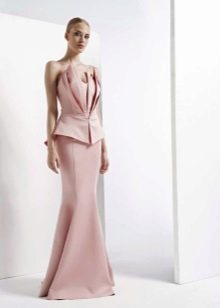 Strapless corset dress