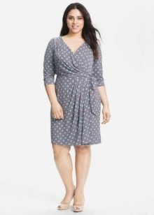 Casual dress-robe for plump