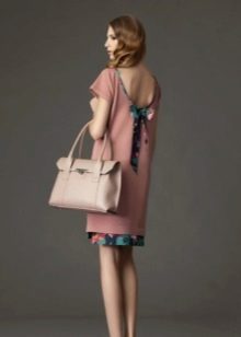 Open back jersey dress