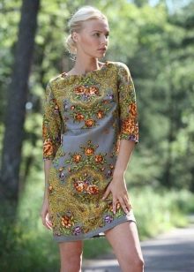 Robe foulard courte