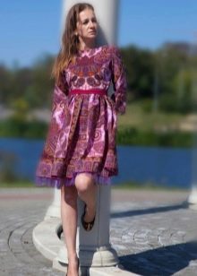  Robe de Pavloposad châles lilas