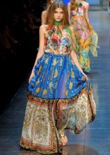 Robe foulard de créateur
