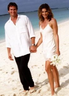 Short wedding vest dress