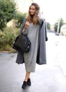 Coat for a long dress-bag