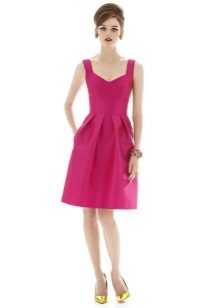 Cami dress with bell skirt