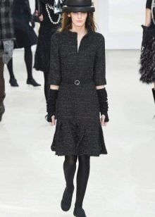 Tweed wool dress