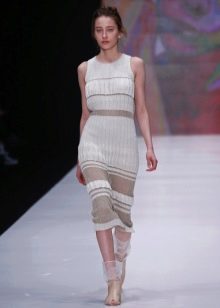 Straight Wool T-shirt Dress