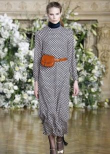 Long sleeve wool dress