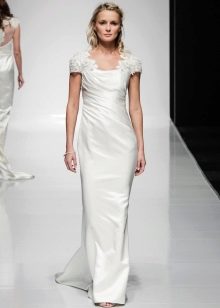 Robe de mariée en crêpe de Chine