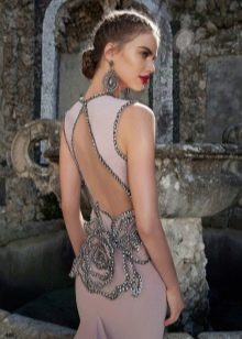 Decorations for a dress with an open back