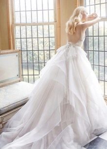 Backless Lush Wedding Dress
