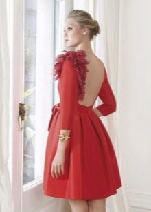 Lush open back cocktail dress