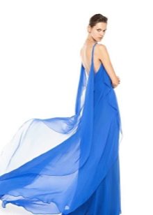 Summer evening dress to the floor