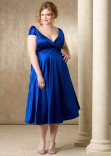 Empire style dress for plump