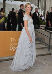 Empire Maternity Red Carpet Dress