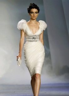 Empire style knee-length dress
