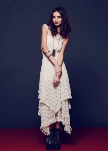 Boho style lace dress