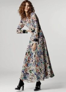 Boho shirt dress with sleeves