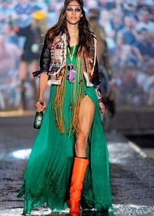 Boho Chic Slit Dress