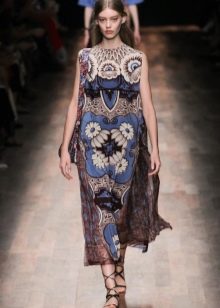 Ethno-boho print dress
