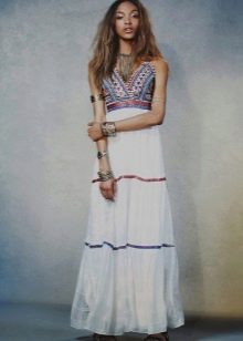 Boho dress with stones