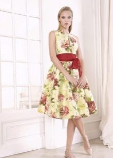 Retro dress for prom puffy