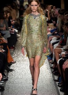 Disco dress with sleeves