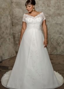 Plus size wedding dress