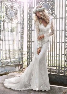 Lace wedding dress