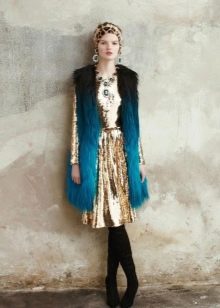 Short winter dress