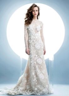 Winter wedding dress lace