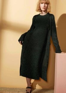 Winter dress green