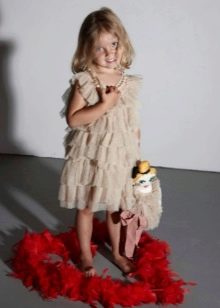 Tiered dress for girls