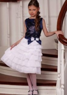 Dress for girls 9-11 years old fitted
