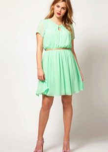 Turquoise dress for fat girls