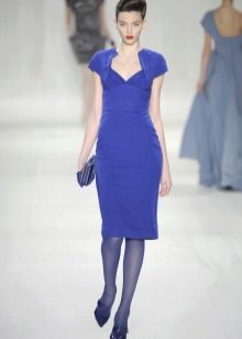 Blue tights for a blue dress