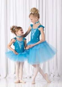 Short tutu dress for girls blue