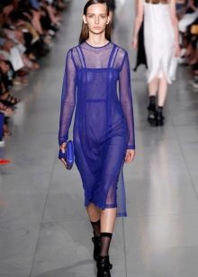 Fashionable transparent dress 2016